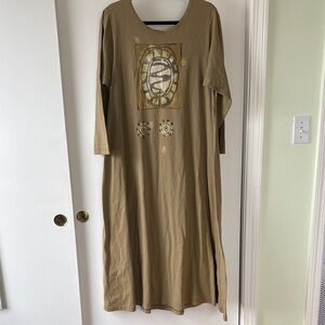 Blue Fish Organic Cotton Long Sleeve Midi Dress 0(0-10)